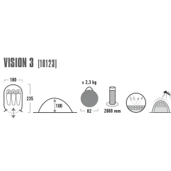 High Peak - Popup Zelt Vision 3
