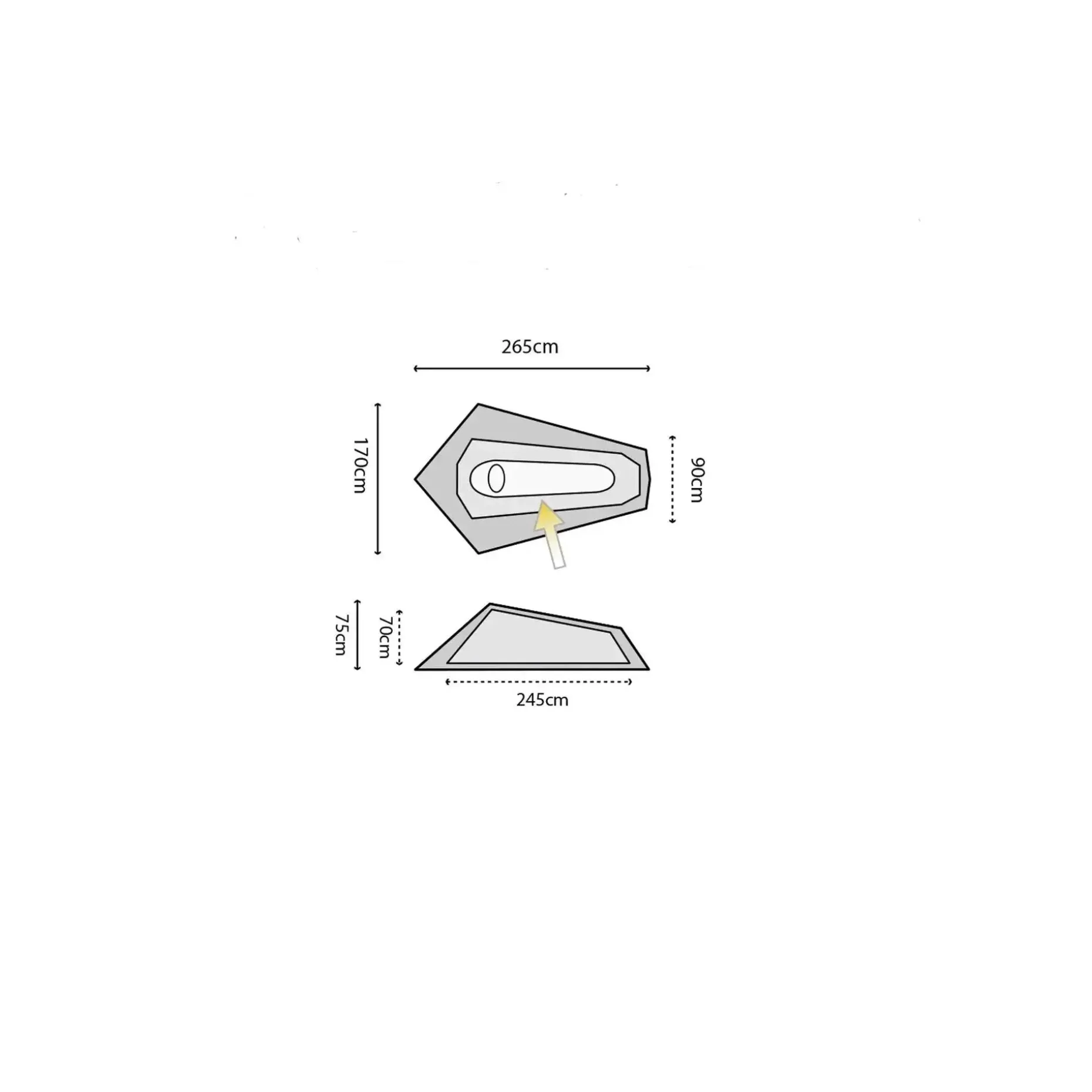 Highlander - Zelt Blackthorn 1 Person