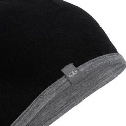 Icebreaker - Mütze Pocket Hat schwarz gritstone heather