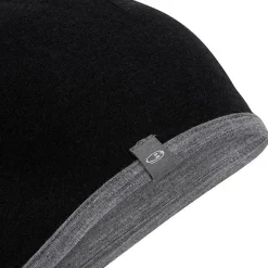 Icebreaker - Mütze Pocket Hat schwarz gritstone heather