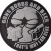 Jackets To Go - JTG 3D Patch Guns Boobs and Beer