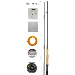 Jenzi - Angelrute Fly Rod-Combo Starter Set