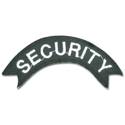 JR Emblem Co. - Abzeichen SECURITY halbrund