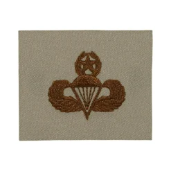 JR Emblem Co. - Abzeichen US Master Parachutist Textil desert