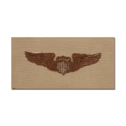 JR Emblem Co. - Abzeichen US Pilot Textil desert