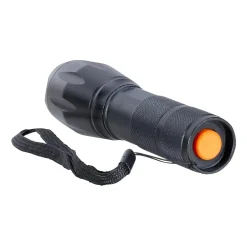 KH Security - Stablampe LED Deluxa Military Torch schwarz