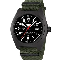 KHS - Armbanduhr Inceptor Black Steel Natoband