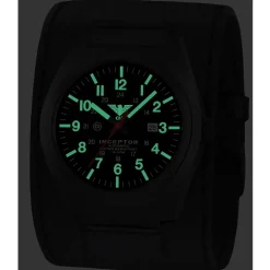 KHS - Uhr Inceptor Black Steel Automatic Lederkraftband