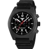 KHS - Uhr Inceptor Black Steel Chronograph Natoband