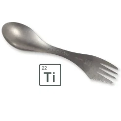 Light My Fire - Light my Fire Göffel Spork Titan silberfarben