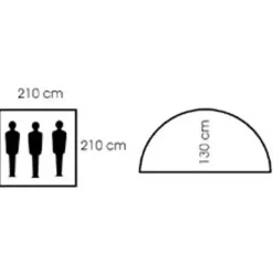 MFH - 3 Personen-Zelt Monodom
