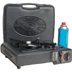 MFH - Camping-Gaskocher mit Piezo-Zündung für Butangas