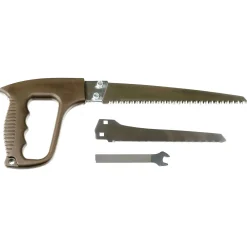 MFH - Handsäge mit Scheide und Gürtelclip braun