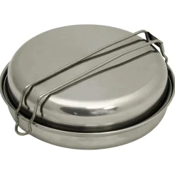 MFH - Kochgeschirr Edelstahl 5-teilig silberfarben