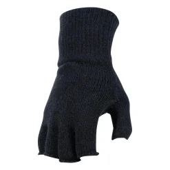 MFH - Strick-Handschuhe ohne Finger schwarz
