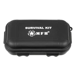 MFH - Survivalkit Überlebensset klein 22-teilig schwarz