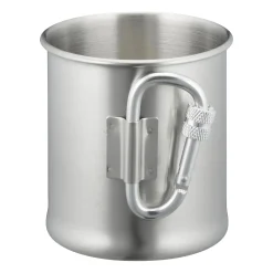 Mil-Tec - Karabinerbecher Edelstahl 250 ml