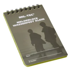 Mil-Tec - Notizblock wasserfest klein Import