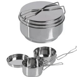 Mil-Tec - Tschechisches Kochgeschirr Edelstahl 2er Set