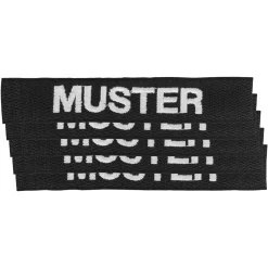 Namensbänder 5er Set Schwarz