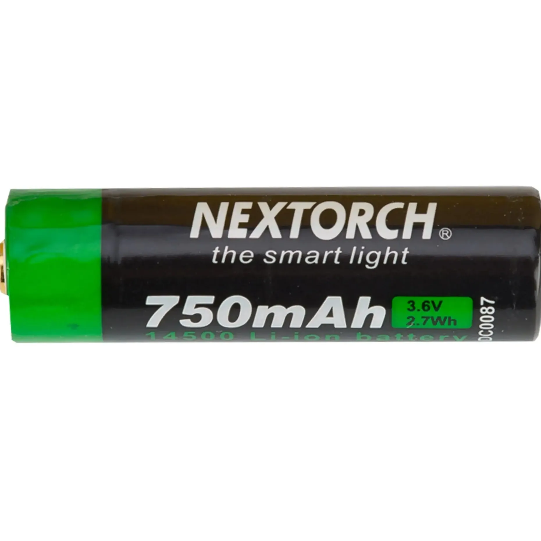 Nextorch - Akku 14500 USB Li-Ion 3.6V 750 mAh