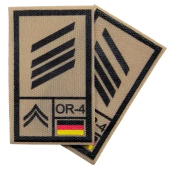 NfD - BW Rangabzeichen International bedruckt Heer Klett für KBS SK