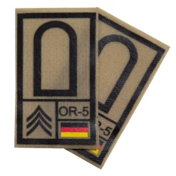 NfD - BW Rangabzeichen International bedruckt Heer Klett für KBS SK