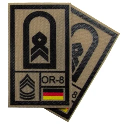 NfD - BW Rangabzeichen International bedruckt Heer Klett für KBS SK