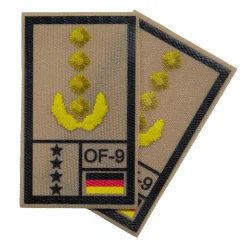 NfD - BW Rangabzeichen International bedruckt Heer Klett für KBS SK