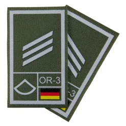 NfD - BW Rangabzeichen International bedruckt Heer Klett für KBS SK