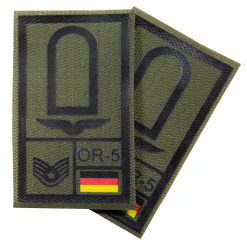 NfD - BW Rangabzeichen International bedruckt Luftwaffe Klett für KBS SK