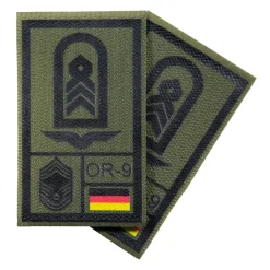 NfD - BW Rangabzeichen International bedruckt Luftwaffe Klett für KBS SK