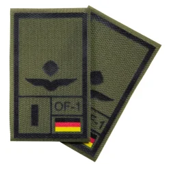 NfD - BW Rangabzeichen International bedruckt Luftwaffe Klett für KBS SK