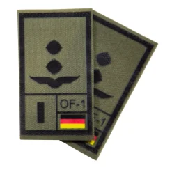 NfD - BW Rangabzeichen International bedruckt Luftwaffe Klett für KBS SK