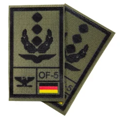 NfD - BW Rangabzeichen International bedruckt Luftwaffe Klett für KBS SK