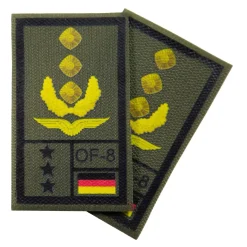 NfD - BW Rangabzeichen International bedruckt Luftwaffe Klett für KBS SK