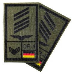 NfD - BW Rangabzeichen International bedruckt Luftwaffe Klett für KBS SK