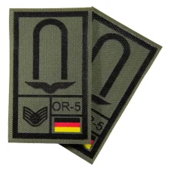 NfD - BW Rangabzeichen International bedruckt Luftwaffe Klett für KBS SK