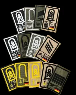 NfD - BW Rangabzeichen International bedruckt Marine Klett für KBS SK Schwarz