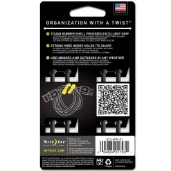 Nite Ize - Gear Tie Original Gr.3 schwarz 4er Pack