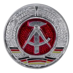 NVA - Kokarde Metall silberfarben