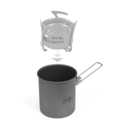 Origin Outdoors - Topf Camping Titan 750 ml