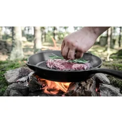 Petromax - Grill- und Feuerpfanne gp35 mit Stiel schwarz