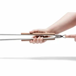 Petromax - Grill- und Kohlezange klein silberfarben