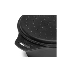 Petromax - Kasserolle kr1 Gusseisen mit Deckel schwarz