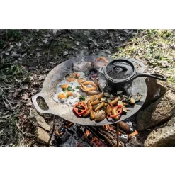 Petromax - Kasserolle kr1 Gusseisen mit Deckel schwarz