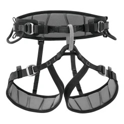 Petzl - Klettergurt Falcon Mountain schwarz grau
