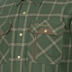 Pinewood - Hemd Prestwick Exclusiv mossgreen dark brown