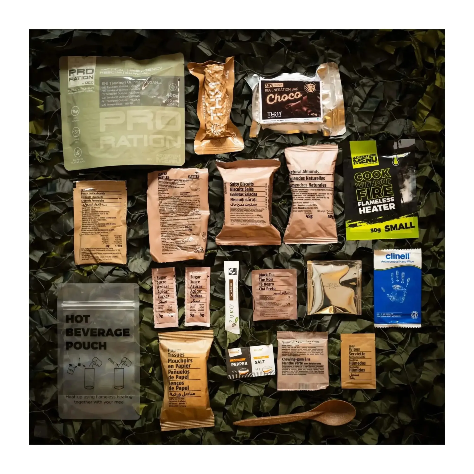 Pro-Ration - Halbtagesration Ultimate Tactical Ration Half Day vegetarisch