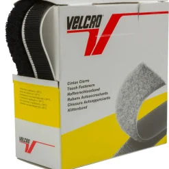 Relags - Klettband 5 m selbstklebend schwarz